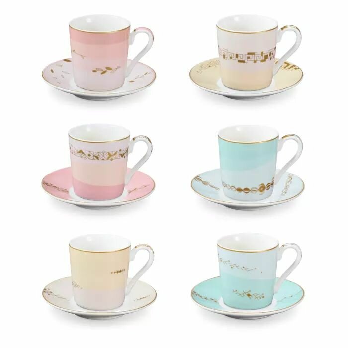 Сервиз кофейный Tescoma myCOFFEE Romance, 12 предметов, фарфор