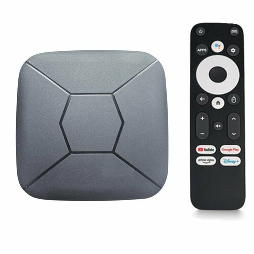 Смарт ТВ приставка Q5 Max 2/8GB, Amlogic S905L3, Android TV 11, Wi-Fi 2.4/5GHz, Smart TV Box 4K UHD, Андроид ТВ бокс, Медиаплеер