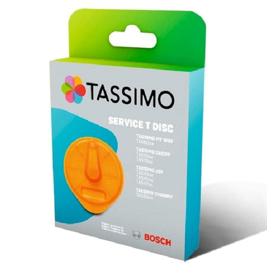 Bosch 17001491 Сервисный Т-диск для приборов TASSIMO, оранжевый