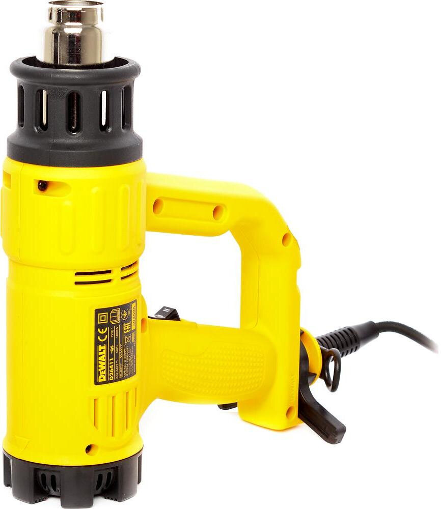 Технический фен DeWalt D26411-QS 1800Вт темп.50-600С Автоотключение при перегреве