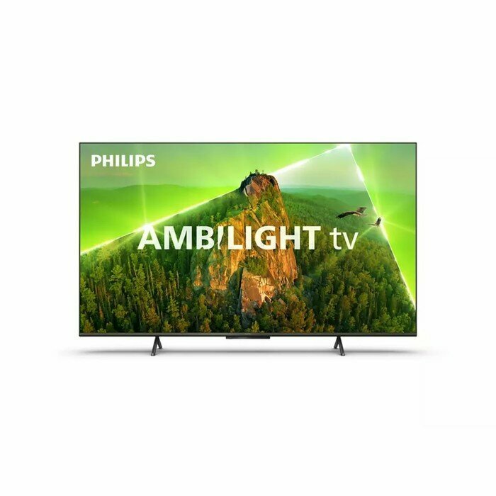 Philips Телевизор PHILIPS 50PUS8108/60, 50", 3840x2160, DVB-T2/C2/S2, HDMI 3, USB 2, чёрный