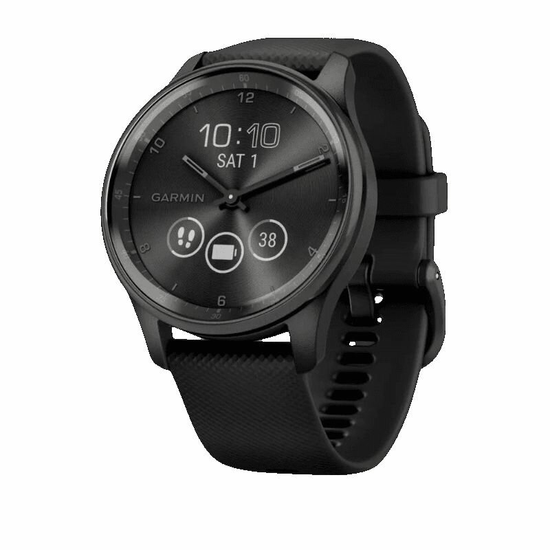 VIVOMOVE TREND с безелем серого цвета с черным корпусом и силиконовым ремешком