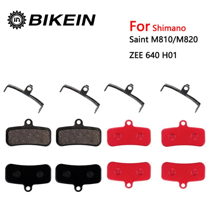 BIKEIN Тормозные колодки для Shimano P10BP 4 пары, 4 Pair Full Metallic — фото 1