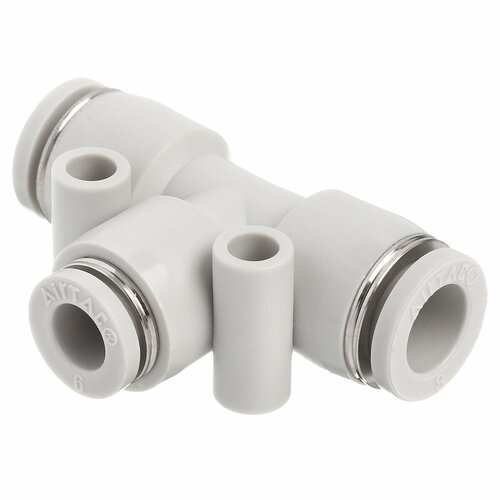 Фитинг тройник Т-образный цанговый переходной Airtac PEG8-6 под трубку 8-6-8 мм уп 10 шт 4809₽