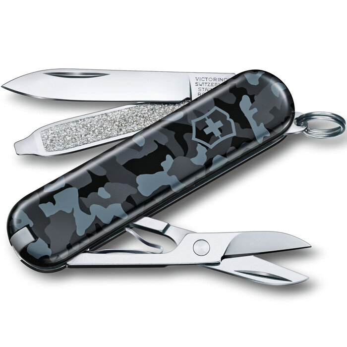 Нож брелок Victorinox Classic SD Navy Camouflage модель 0.6223.942