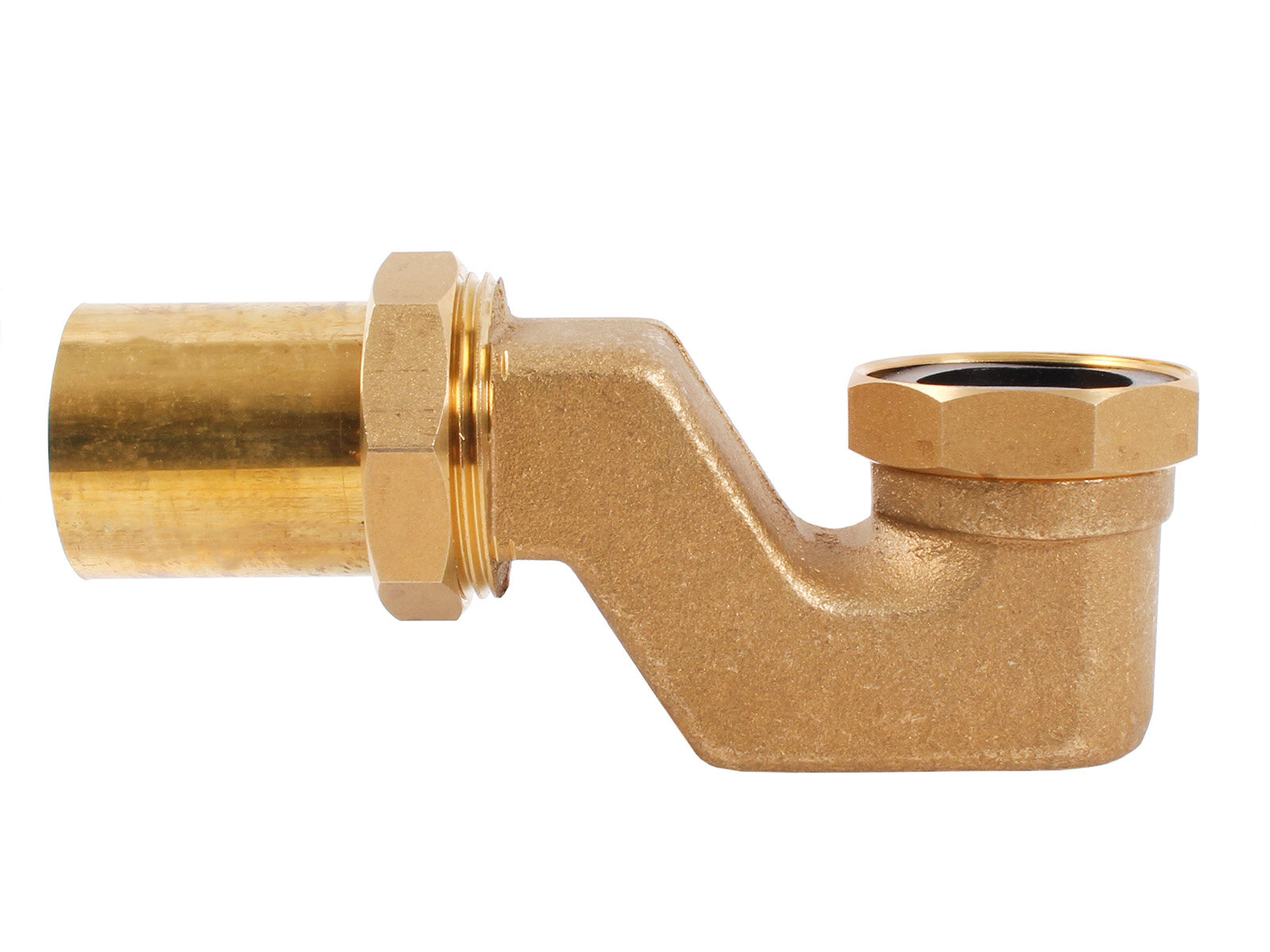 фото Отвод латунный 1-1/2 литой для ванны