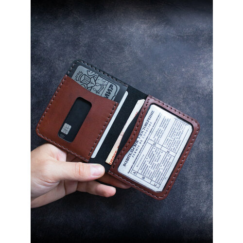 Картхолдер , черный, коричневый