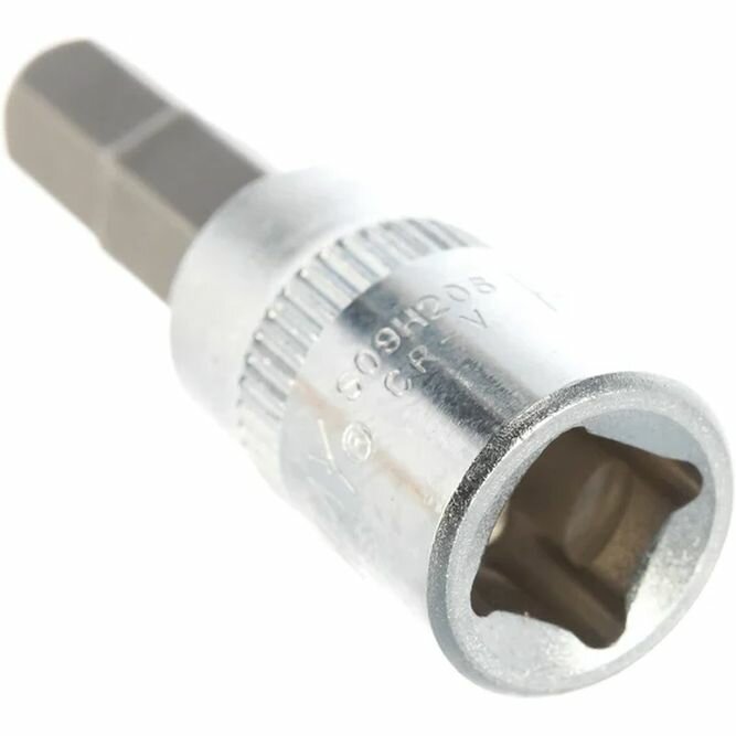 Головка-бита 47873 торцевая 1/4" с вставкой-битой шестигранной, H6, 37 мм