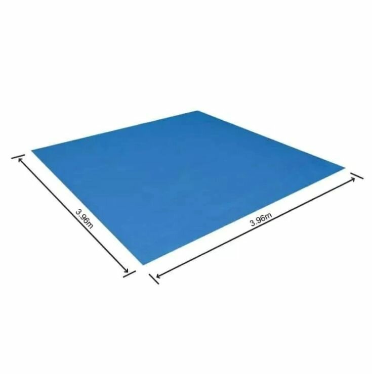 Настил для бассейна Bestway 396x396 см, для бассейнов до 366 см — фото 1