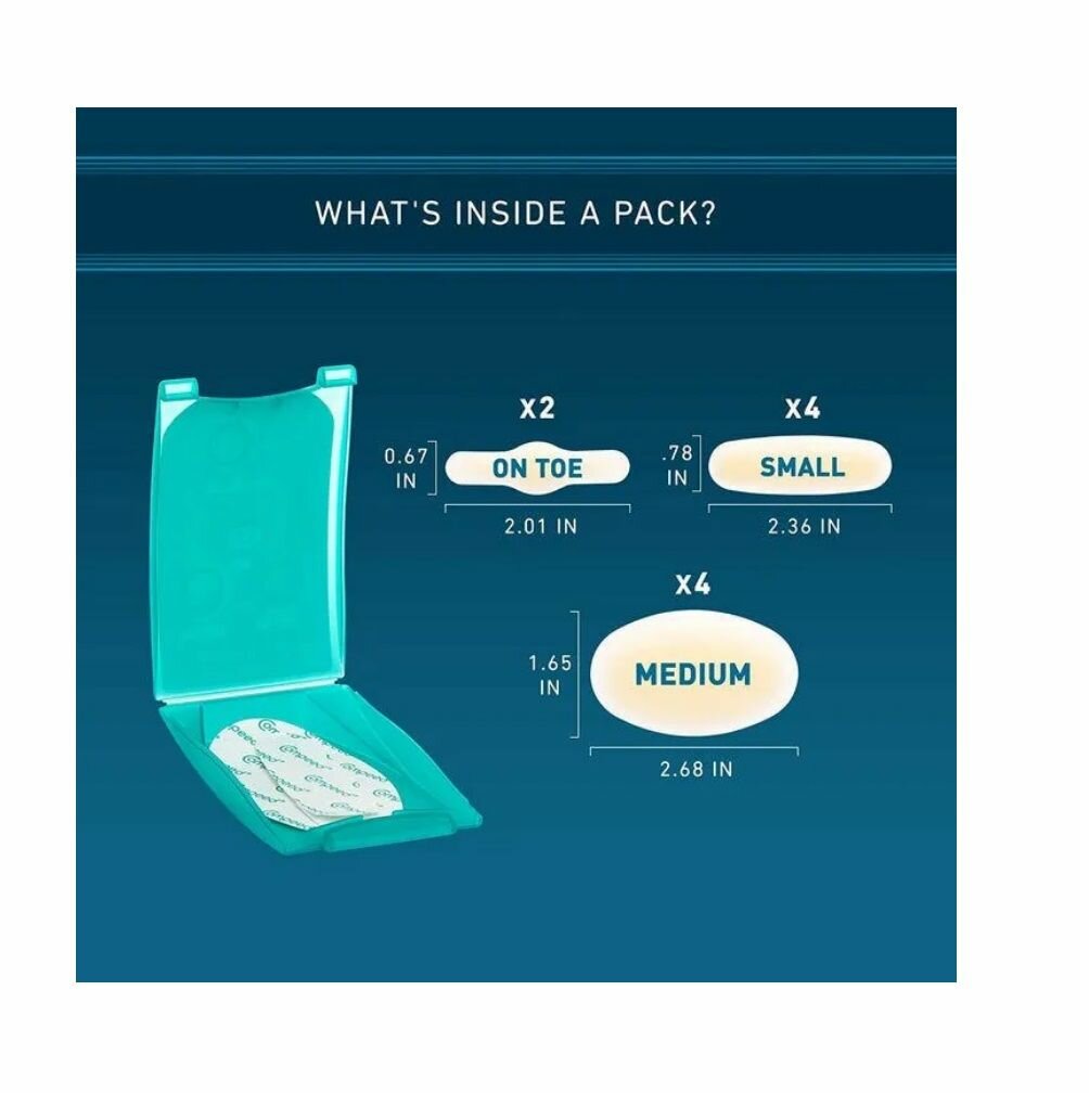 Картинки Пластырь "Compeed" MIX /Компид микс от влажных мозолей на ногах, средний, 5 шт, Финляндия
