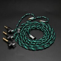 IvipQ-235 HiFI DIY MMCX 4-ядерный 7N OCC + серебристый кабель для наушников с палладиевым покрытием, для GK200 IE900 Magic One Nova