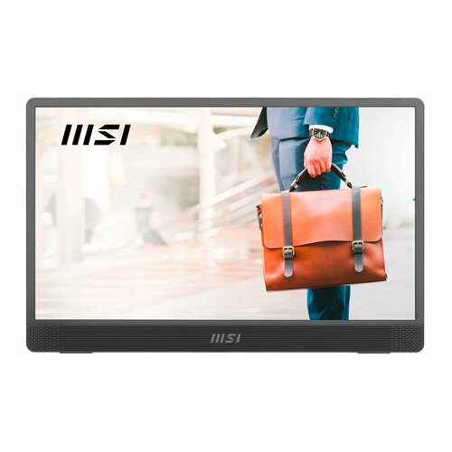 Монитор MSI PRO MP161 E2U, 1920x1080, 60 Гц, IPS, LED, 800:1, 250 Кд/м² серый