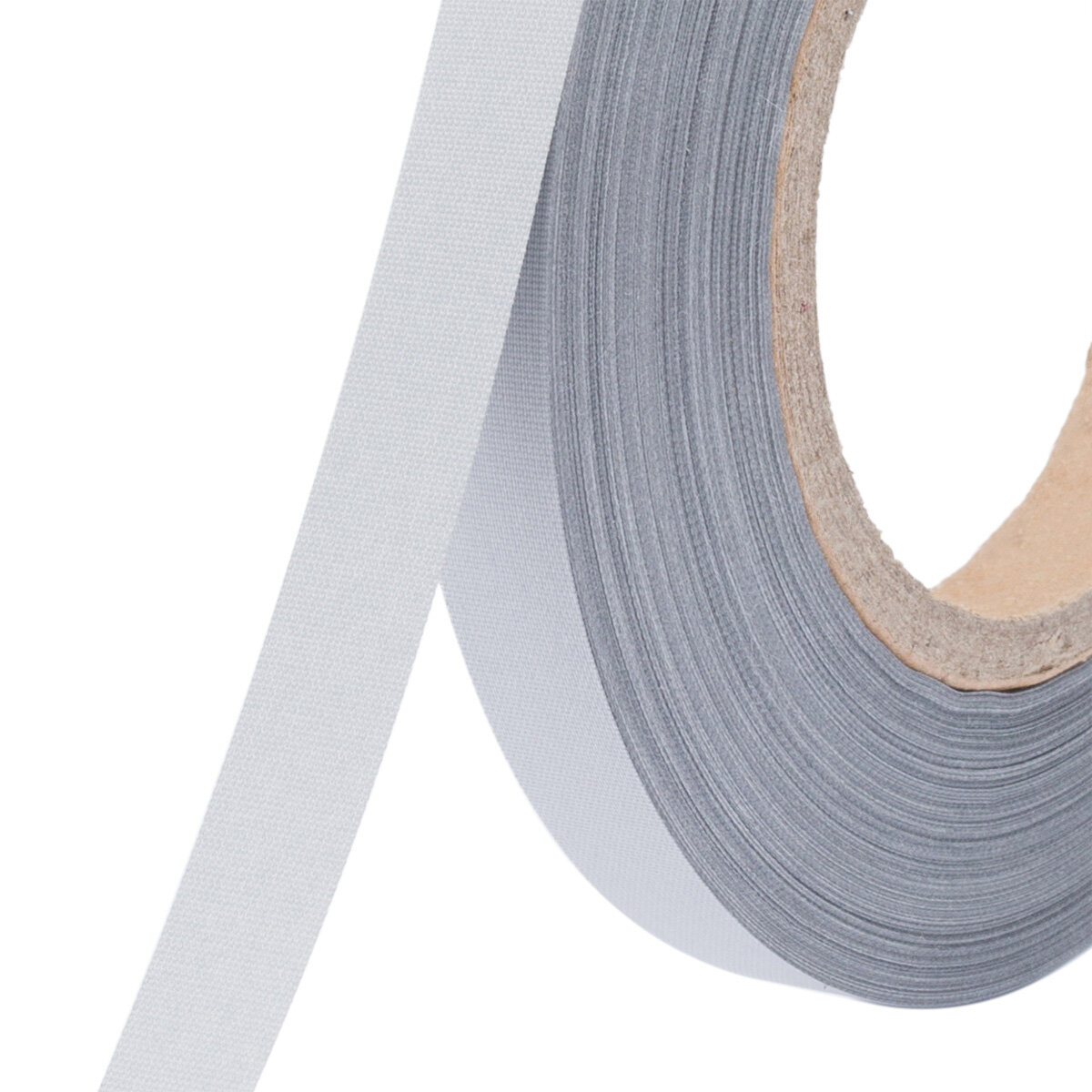 Светоотражающая лента 1 см, светоотражение 80 cpl, полиэстер, длина 50 м, Айрис — фото 1