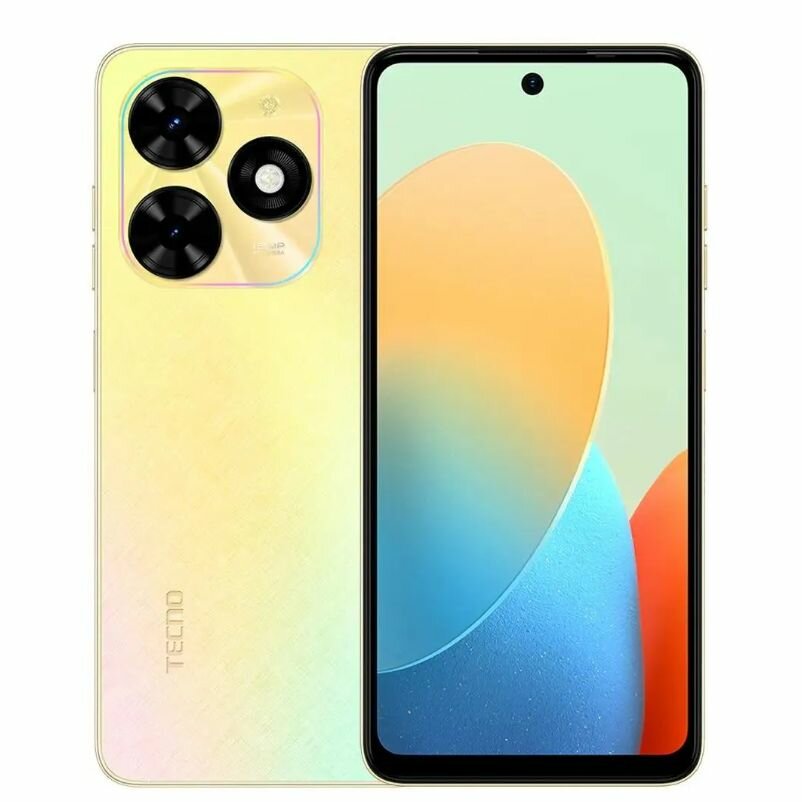6,6" Смартфон Tecno SPARK Go 2024 4/128 ГБ (SPARK_GO_2024) 2023, золотой