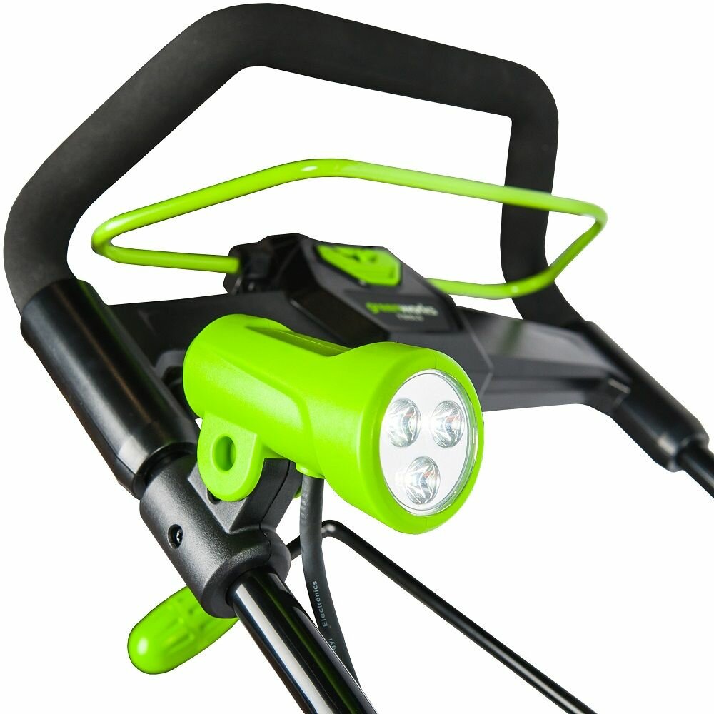 Снегоуборщики Аккумуляторные Снегоуборщик Greenworks GD40ST 40 V подкатной, без АКБ и ЗУ арт 2600007
