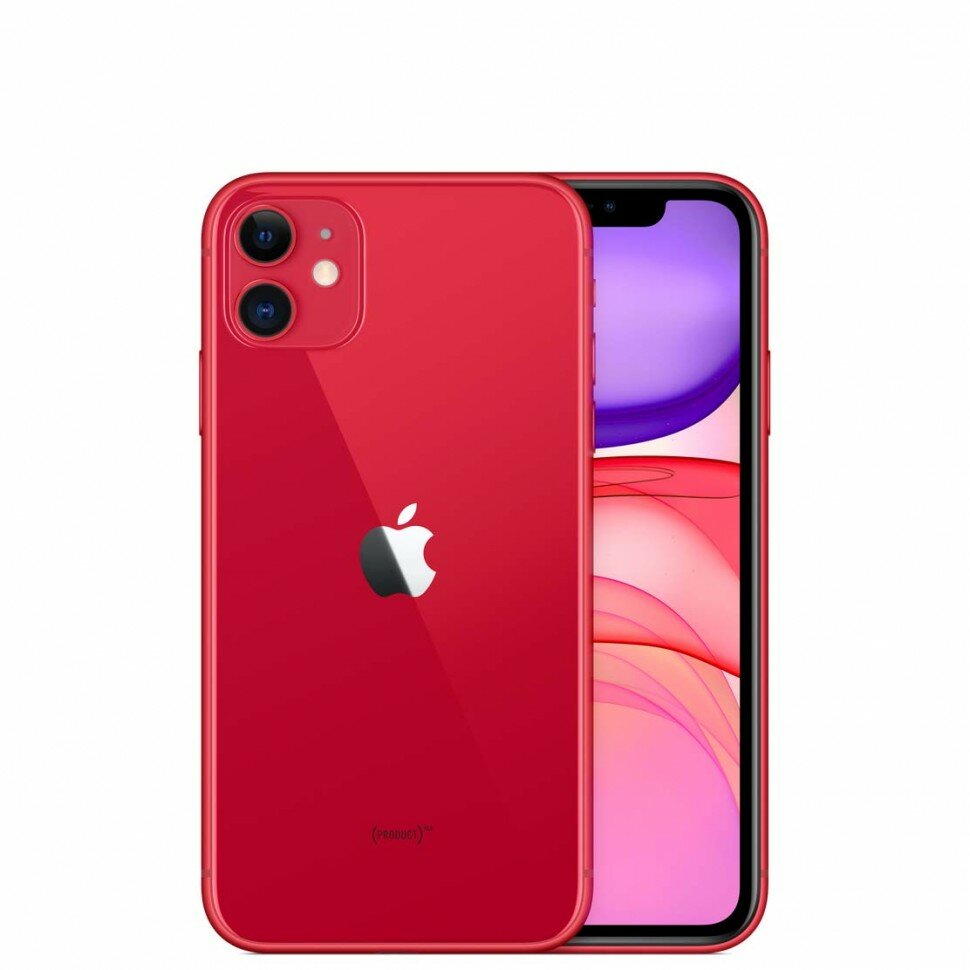 Смартфон Apple iPhone 11 128 ГБ, SIM + eSIM, красный