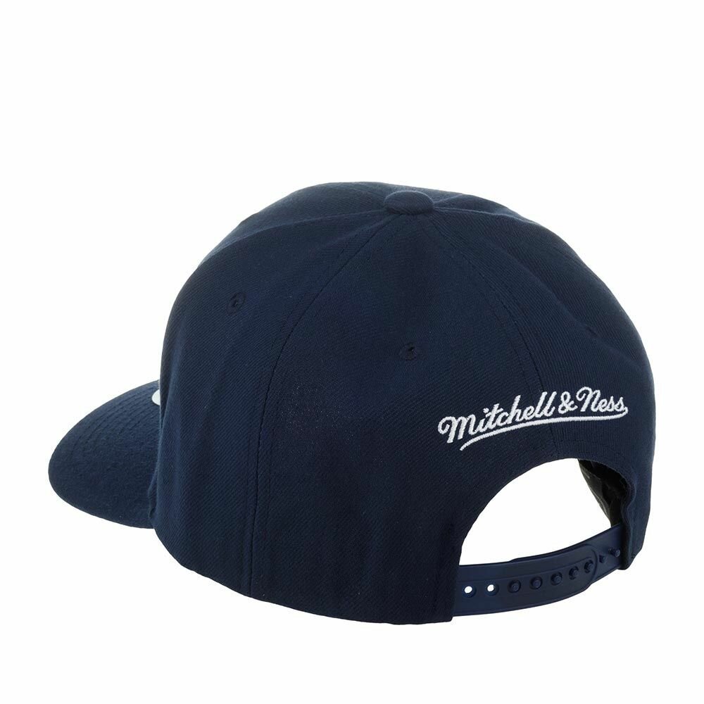 Бейсболка Mitchell & Ness Базовая коллекция для мужчин и женщин, размер 0, темно-синий — фото 1