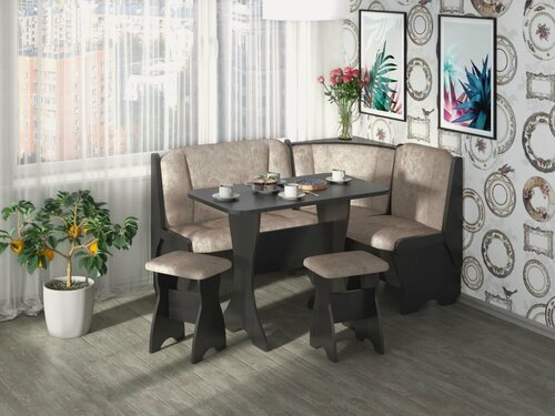 Изображение товара Кухонный уголок Оливия Венге/В. Латте/Венге