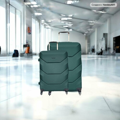 Комплект чемоданов Freedom 2 шт 82 л коричневый 11500₽