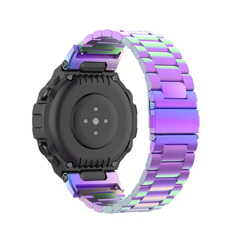 Сменный металлический ремешок FIFATA для Huami Amazfit T-Rex Pro / A1918/Ares — фото 1