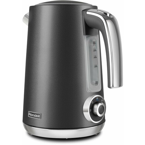 Чайник электрический Rondell 1002-RE-01 черный металл RDE-1002 3732₽