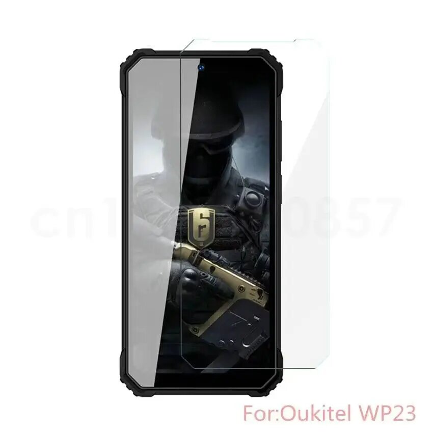 Закаленное стекло для Oukitel WP23 6,52 дюйма, мягкая пленка для объектива камеры, прозрачная Защита экрана для Oukitel WP23, стекло 1 front glass