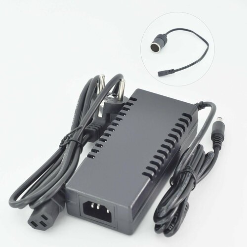 фото Адаптер сетевой с гнездом прикуривателя с 220v на 12v (8 ампер) melt