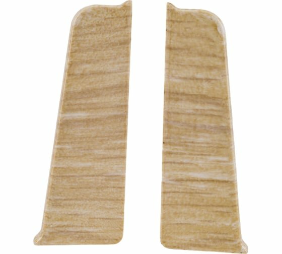 Заглушки Arbiton MACK60 для плинтуса, 086 Дуб Лаплант (блистер 1л+1п)