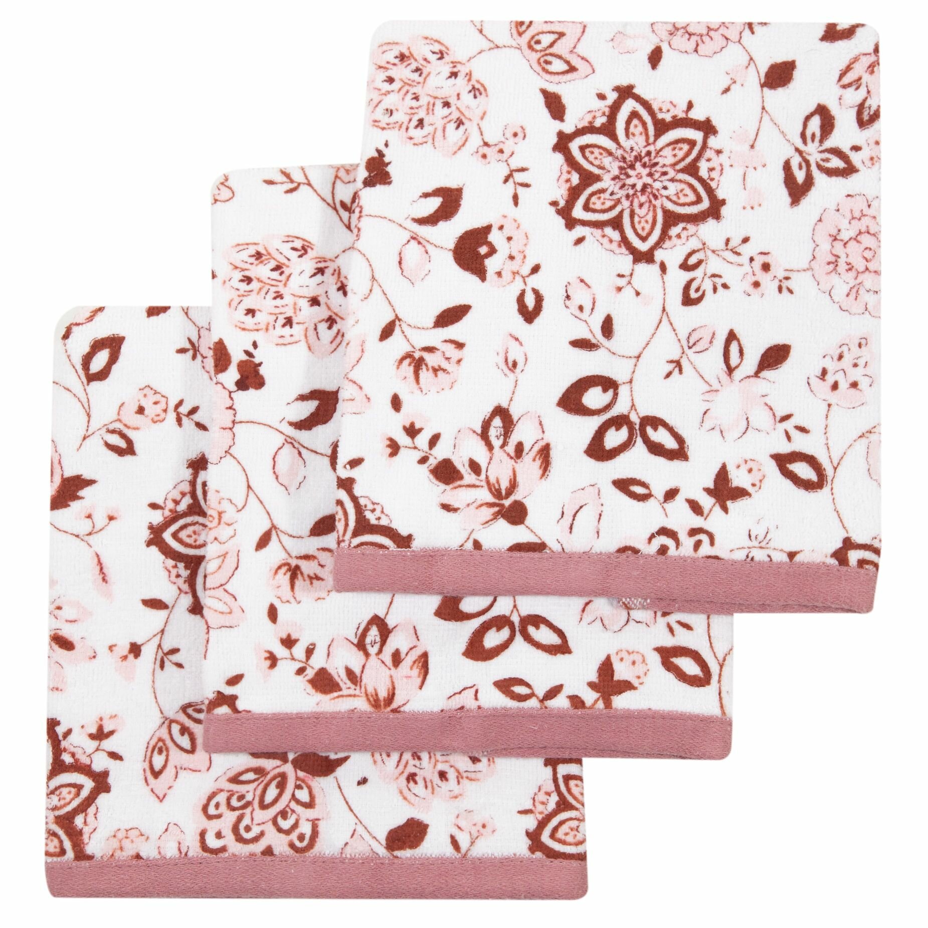 Набор махровых салфеток Wellness 34х35 см  3 шт 