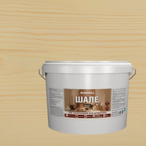 Изображение товара Лак тонирующий для древесины Акватекс Шале (9кг) бесцветный
