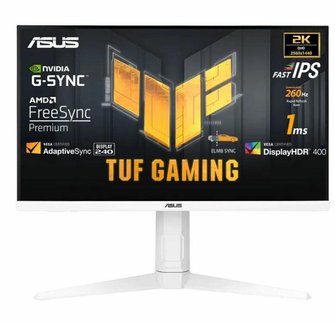 Игровой монитор Asus TUF Gaming VG27aqml1A-w 2K 260hz Белый
