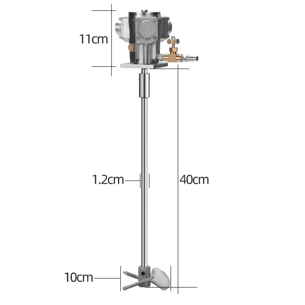 Пневматический смеситель 60л Flat Type
