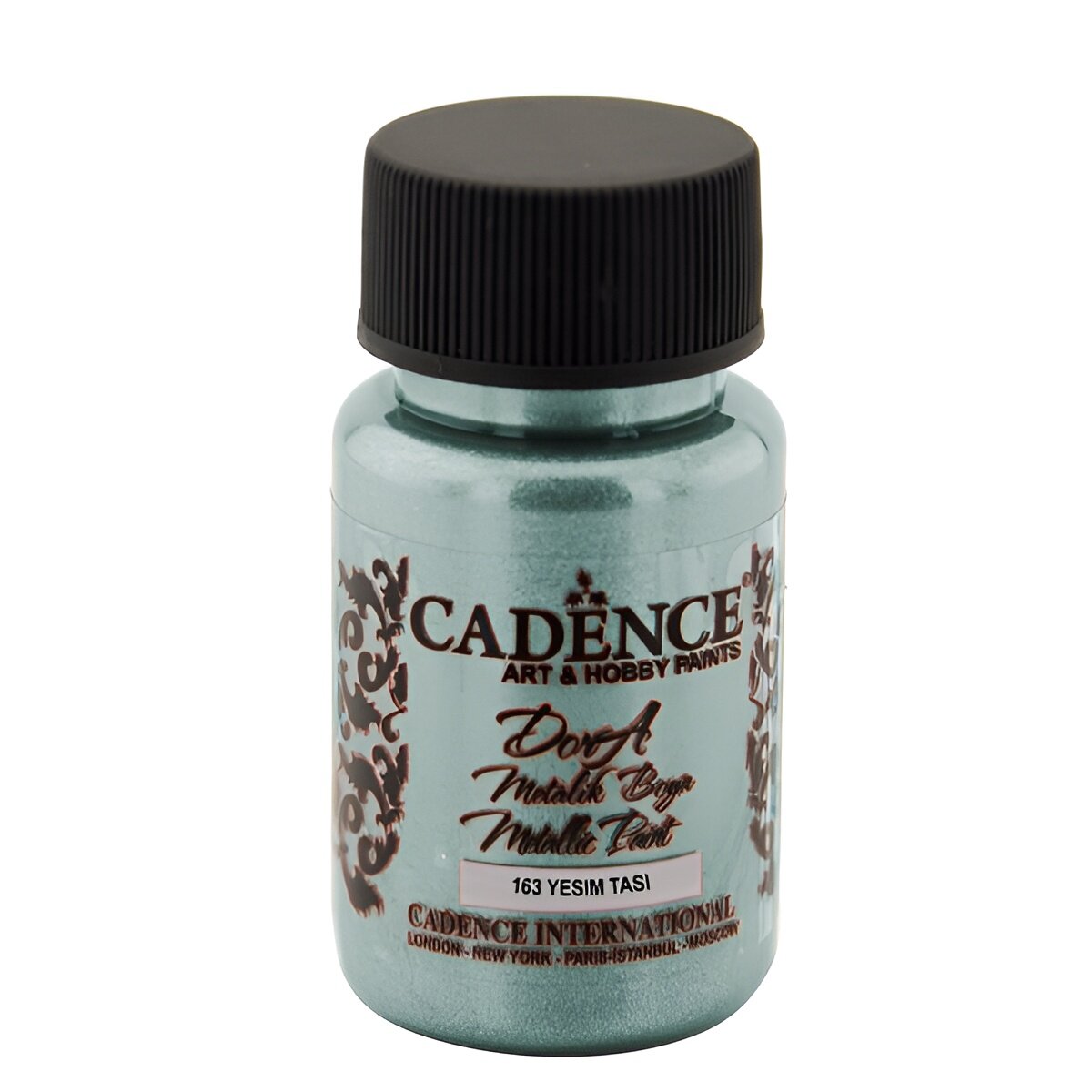 Акриловая краска Cadence Dora Metallic Paint, 50 ml. Jade-163