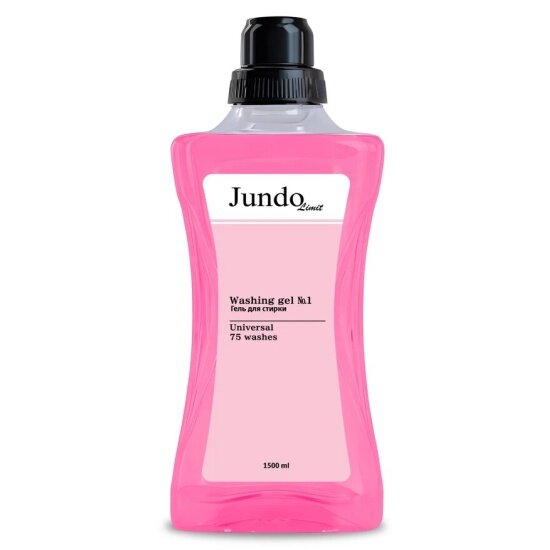 Гель для стирки Jundo Limit №1, Розовый сатин, универсальный, 1.5 л