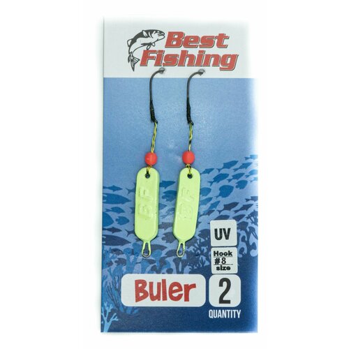 Булеры рыболовные Best Fishing Neon, #8, 7 гр, цвет салатовый UV