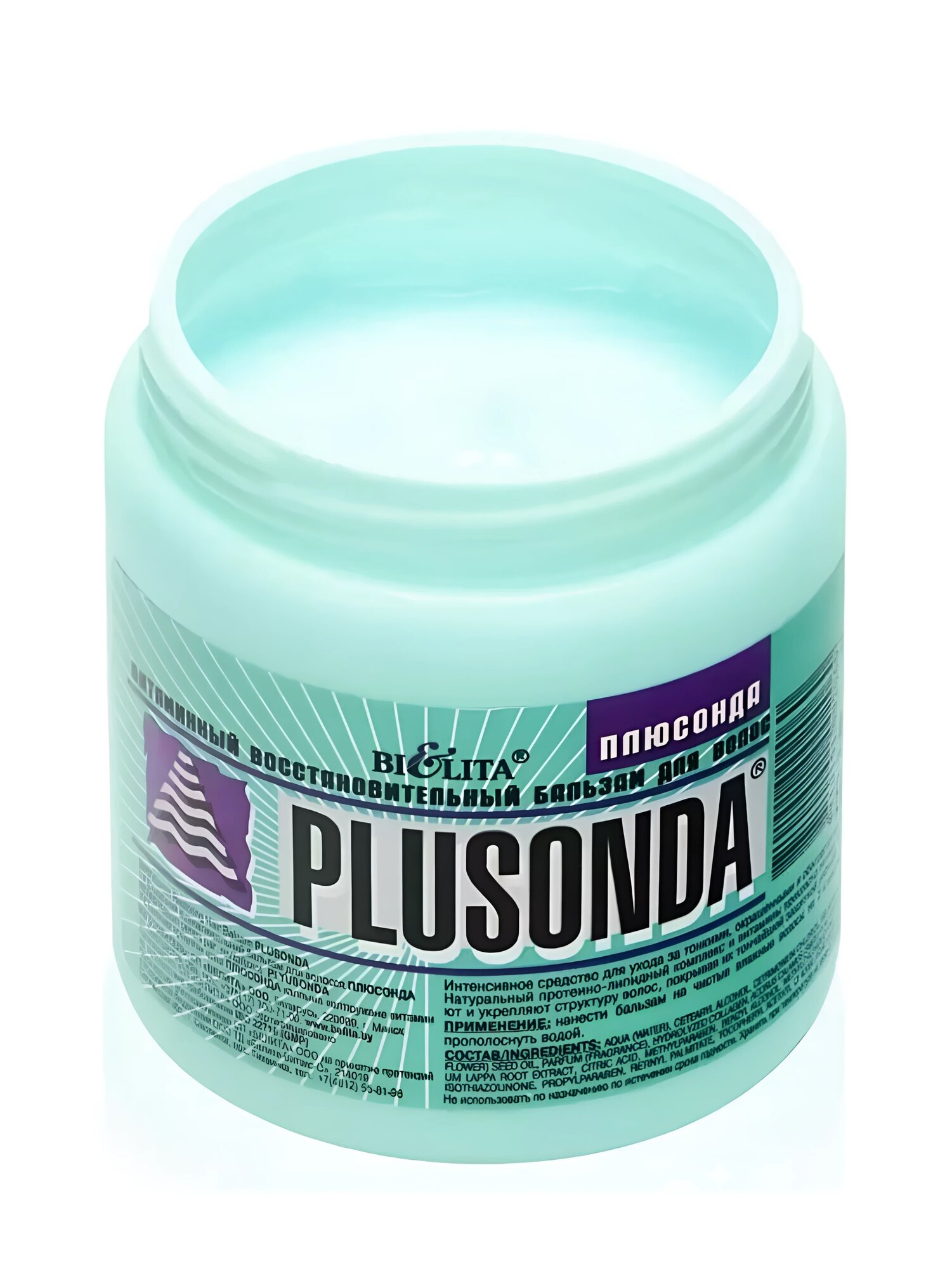 Изображение Белита Бальзам для волос PLUSONDA (Плюсонда) витаминный, восстановительный, 450 мл