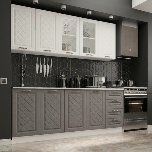 Изображение товара Кухня ЭРА Агава, 200 см, роликовые направляющие, современный стиль