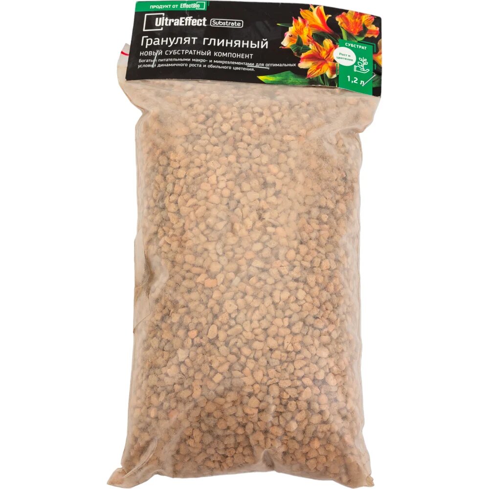 EffectBio Универсальный субстрат глиняный гранулят UltraEffect 1 2 л 4603743270448