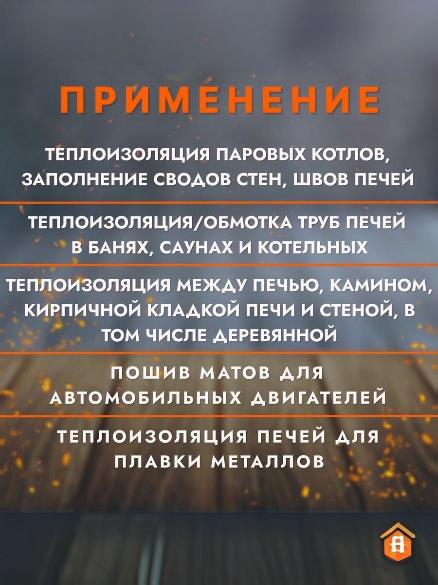 Вата каолиновая огнеупорная МКРВ-200 обрезь 1 кг, ГОСТ 23619-79, одеяло огнеупорное, теплоизоляция для печей, труб, котлов, каминов — фото 1