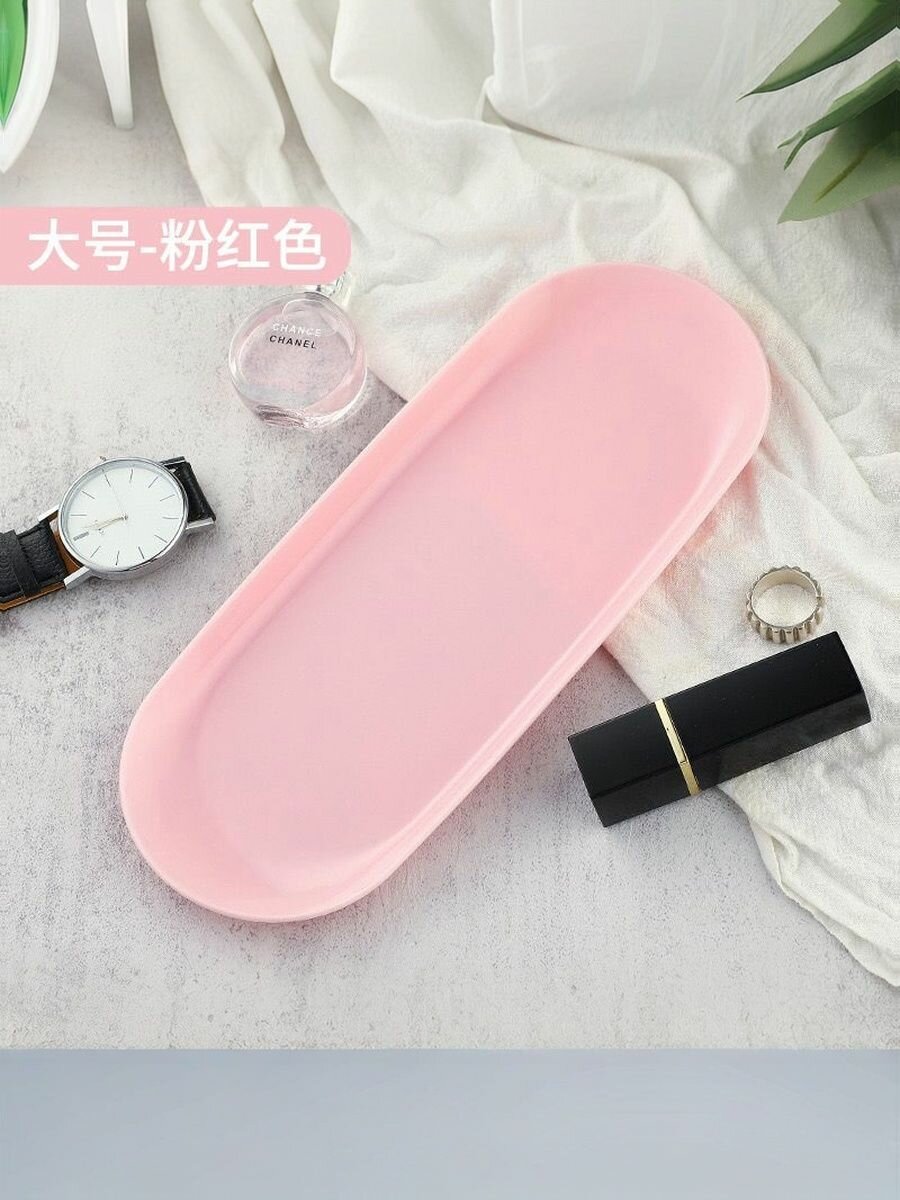 Поднос декоративный для косметики, синий — фото 1