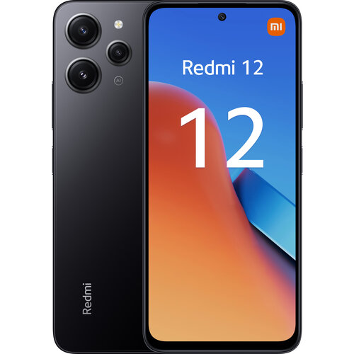 Смартфон Xiaomi Redmi 12 4/128 ГБ RU, Dual nano SIM, midnight black смартфон xiaomi redmi 12 4 128 гб ru dual nano sim midnight black