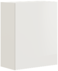 Кухонный модуль навесной шкаф Pragma Elinda с дверцей, ШхГхВ 60х31х75 см, ЛДСП, белый Pragma
