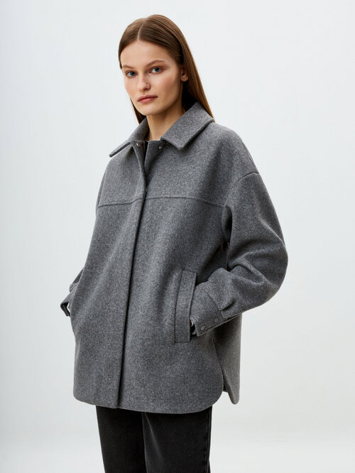 Пальто  Sela, размер XS INT, серый