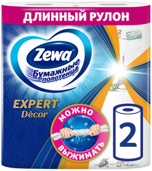Бумажные полотенца ZEWA Expert Decor 3сл 2рул