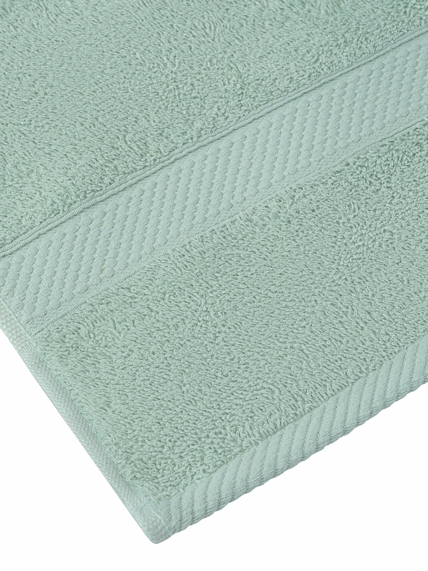 Полотенце банное махровое 50х90 Miranda Soft, Мятный - фотография № 6