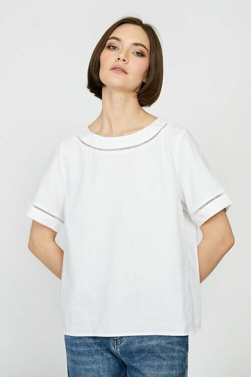 Блуза  Baon, размер 46, белый