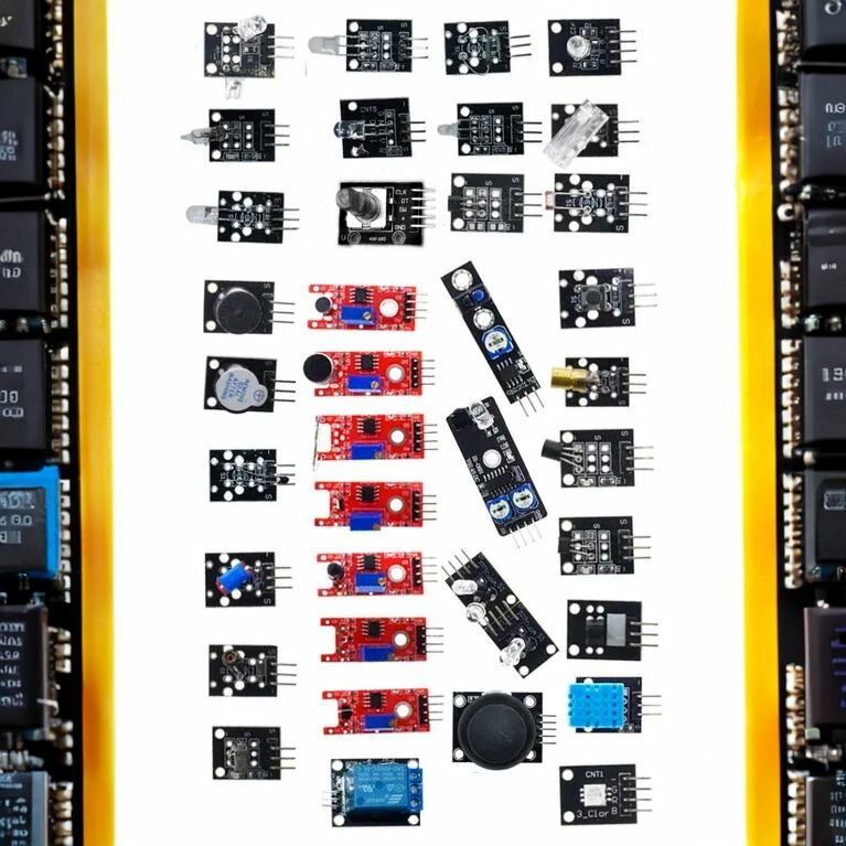 Комплект датчиков для моделирования (37шт) Arduino Sensor Kit.