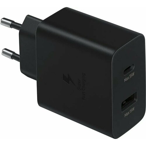 сетевое зарядное устройство samsung 35w black 1xusb c 1xusb a ep ta220nbegeu Сетевое зарядное устройство Samsung (EP-TA220NBEGEU)