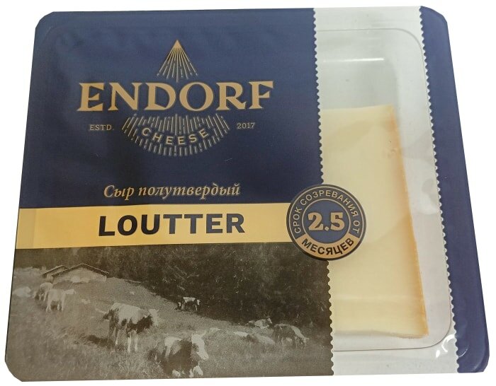 Сыр Endorf полутвердый Loutter 45% 200г