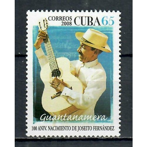 Почтовые марки Куба 2008г. 100-летие со дня рождения Хосеито Фернандеса Музыкальные инструменты, Музыканты MNH